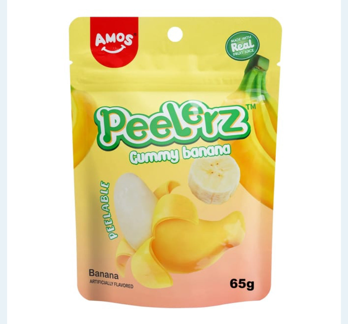 AMOS PEELERZ MANGO/BANANA GUMMY 65g